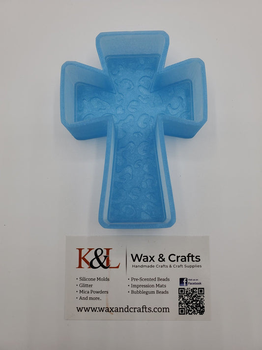 Leopard Print Cross Freshie Mold