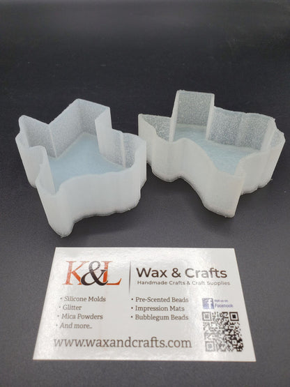 Texas Outline Vent Clip Freshie Molds