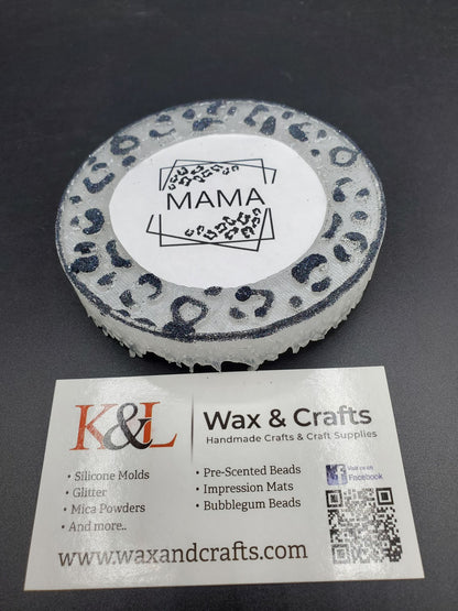 Leopard Print Round Freshie Mold