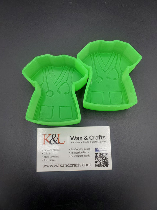 Scrub Top Vent Clip Freshie Molds