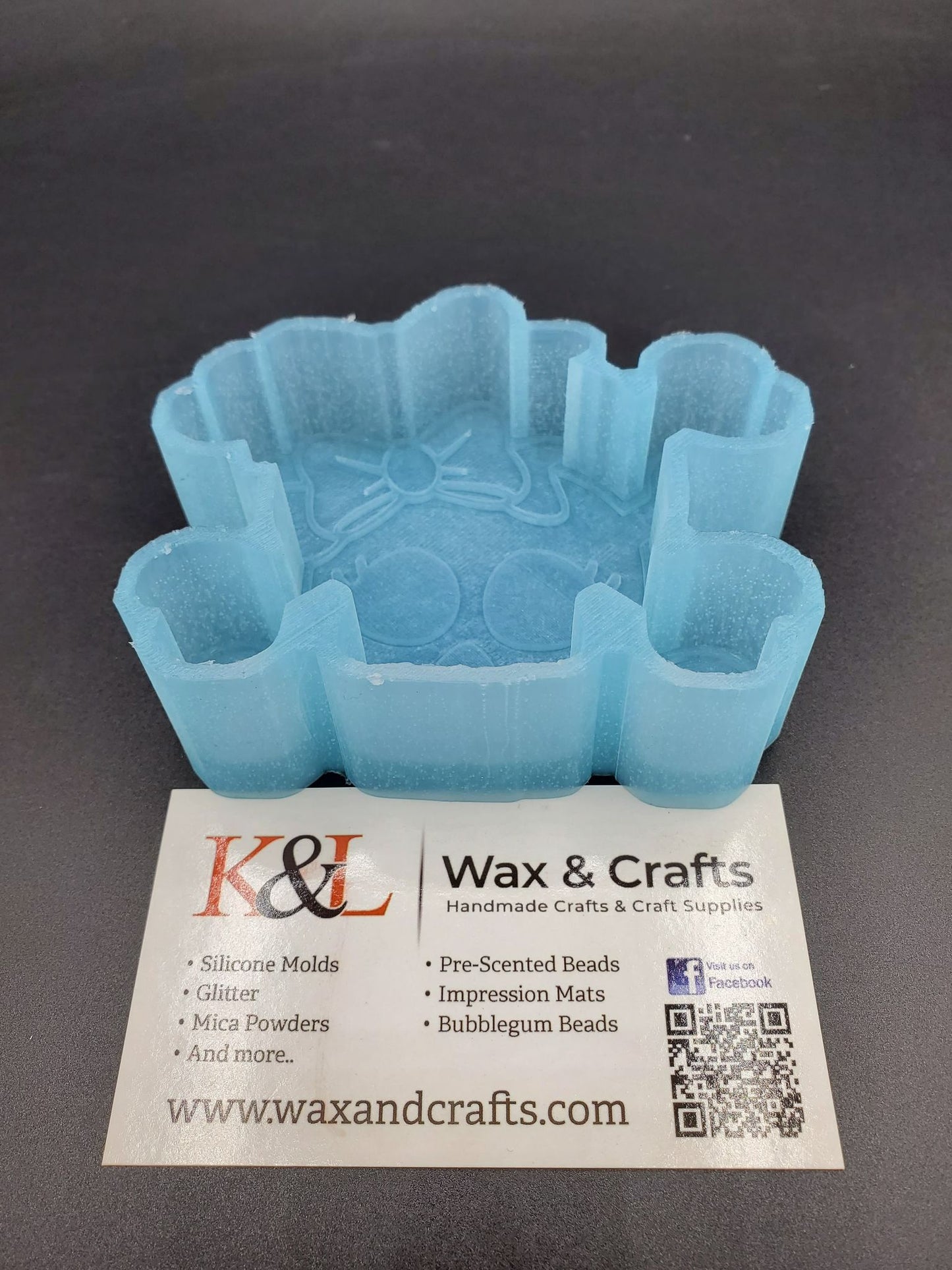 Cute Bow Skull Freshie Mold