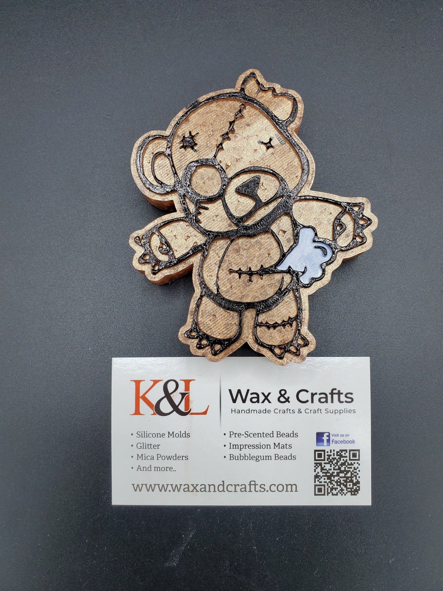 Broken Teddy Bear Freshie Mold