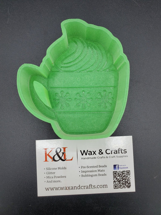 Snowflake Coffee Cup Freshie Mold