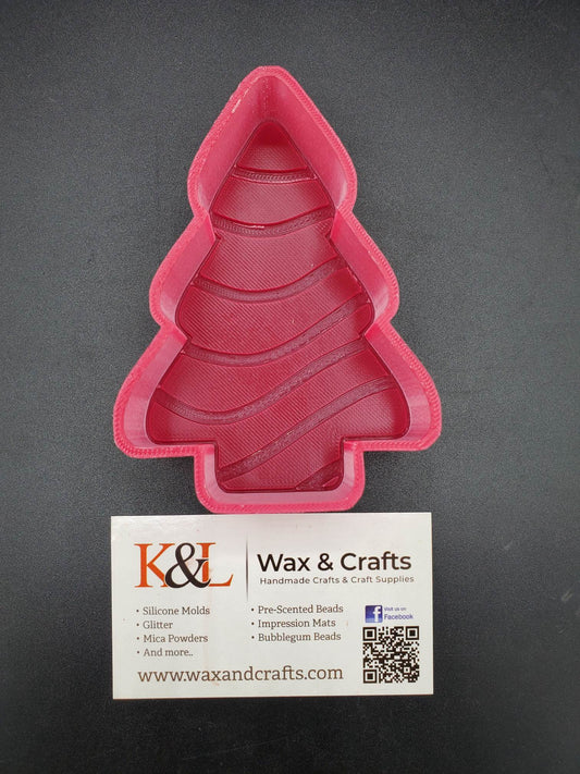 Tinsel Christmas Tree Freshie Mold