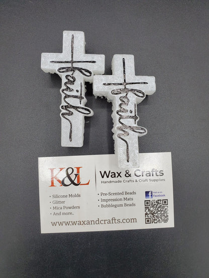 Faith Cross Vent Clip Freshie Molds