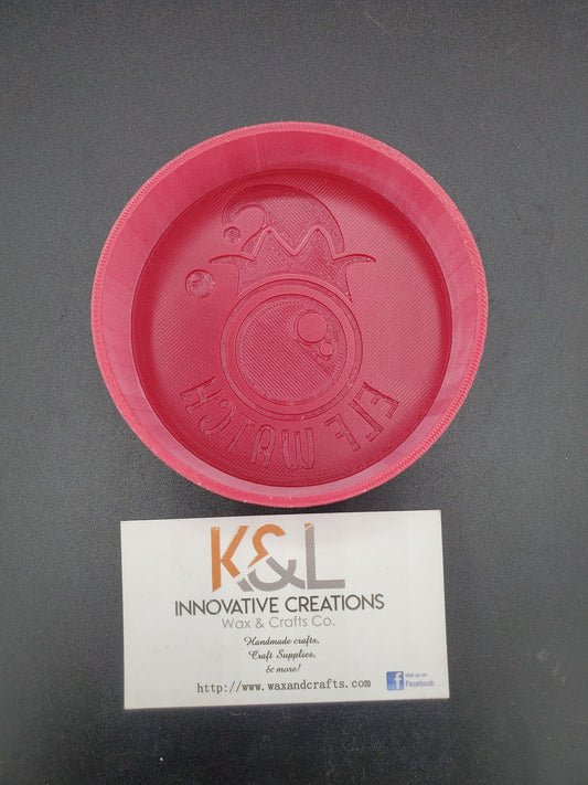 Elf Watch Round Freshie Mold