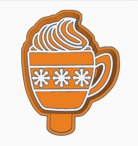 Snowflake Holiday Coffee Cup Housing